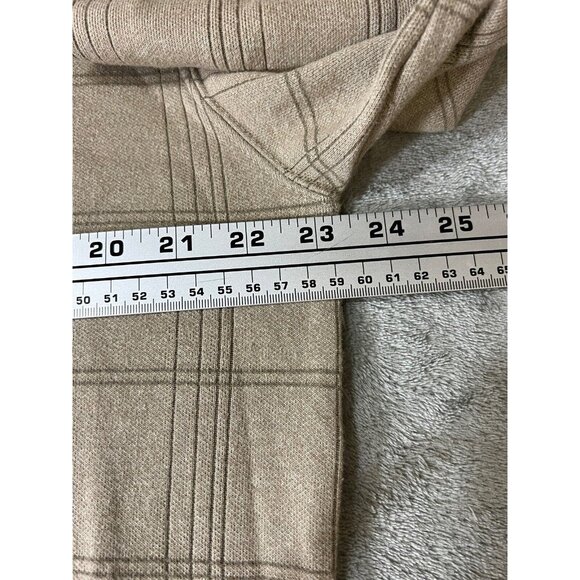 Van Heusen Polo Shirt Mens Size XL Beige Heavy  Knit Classic Fit Long Sleeve - Picture 3 of 6